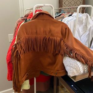 Free people fringe jacket